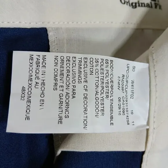 Dickies 874 Original Fit Work Pants Size 48 x 32 Blue NWT - Picture 6 of 10